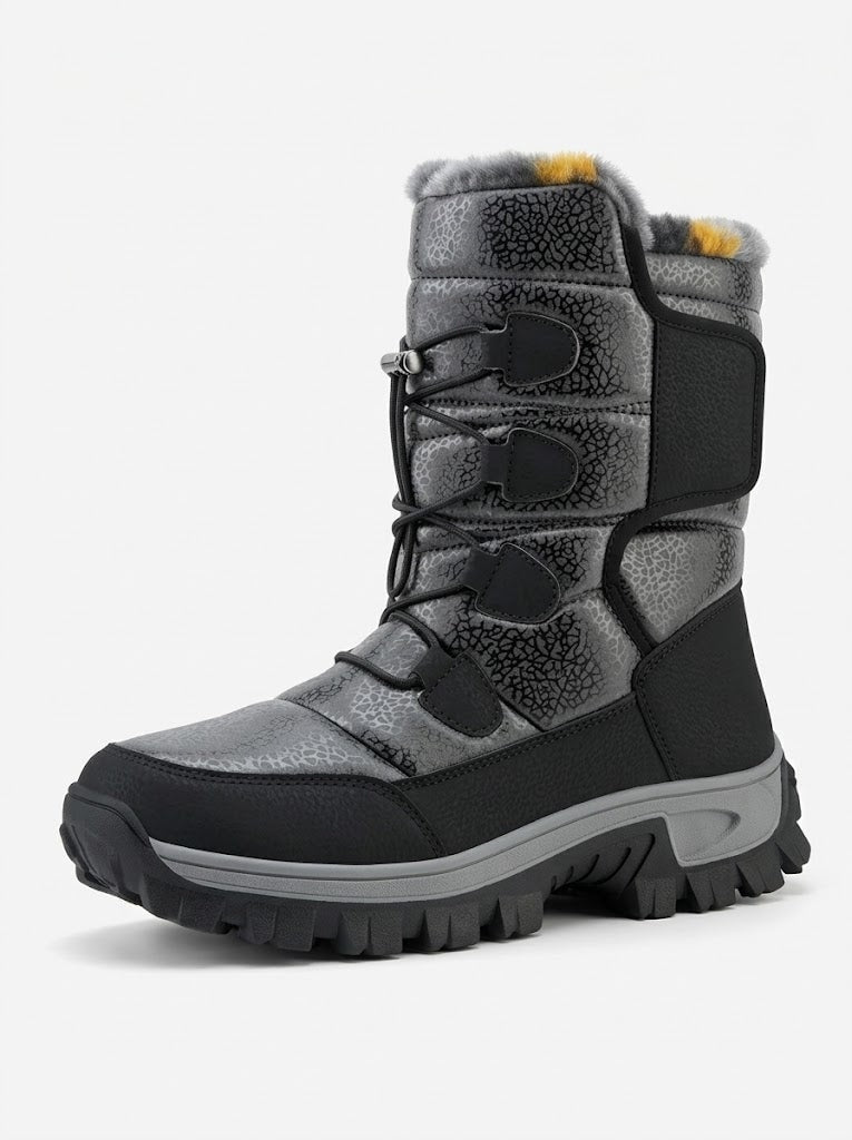 Lucas | Men's High Top Lace Up Snow Boots