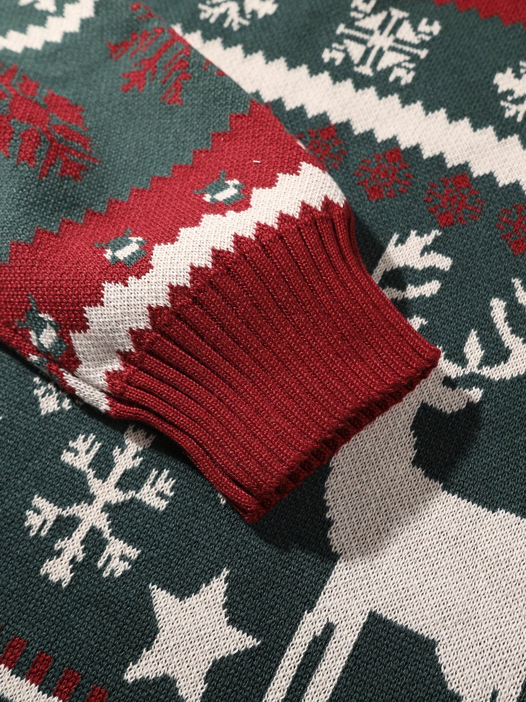Ryan | Men's Reindeer Knit Hooded Christmas Jumper