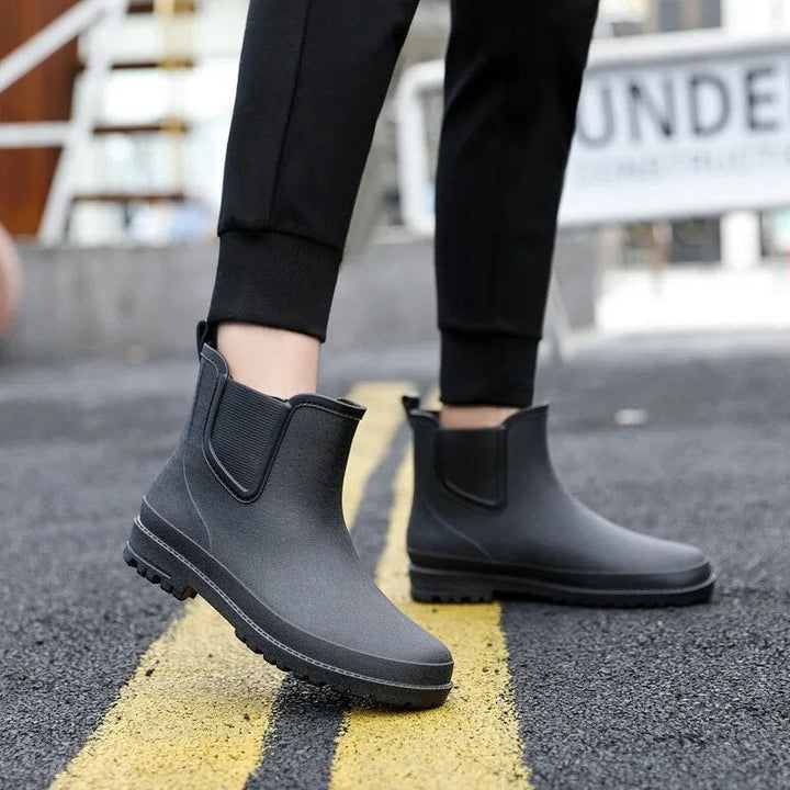 Levi | Men's Waterproof Snow Chelsea Rain Boots