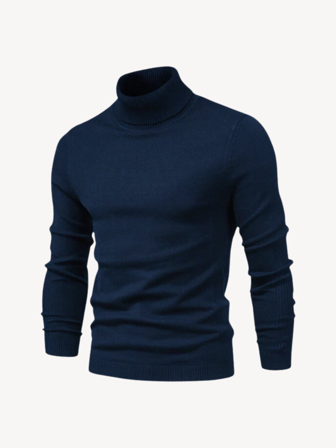 Alexander | Men's Slim Fit Ribbed Turtleneck Jumper