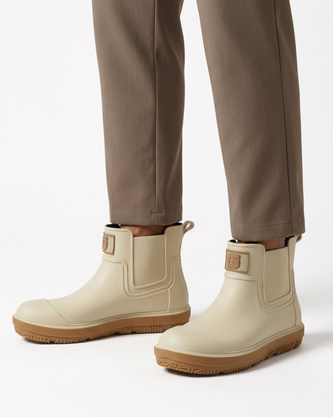 James | Men's Waterproof Snow Chelsea Rain Boots