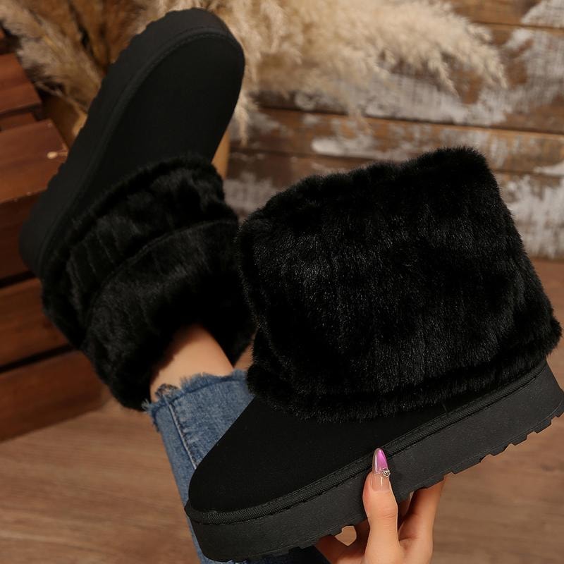 Willow | Women's Faux Fur Chunky Platform Snow Boots