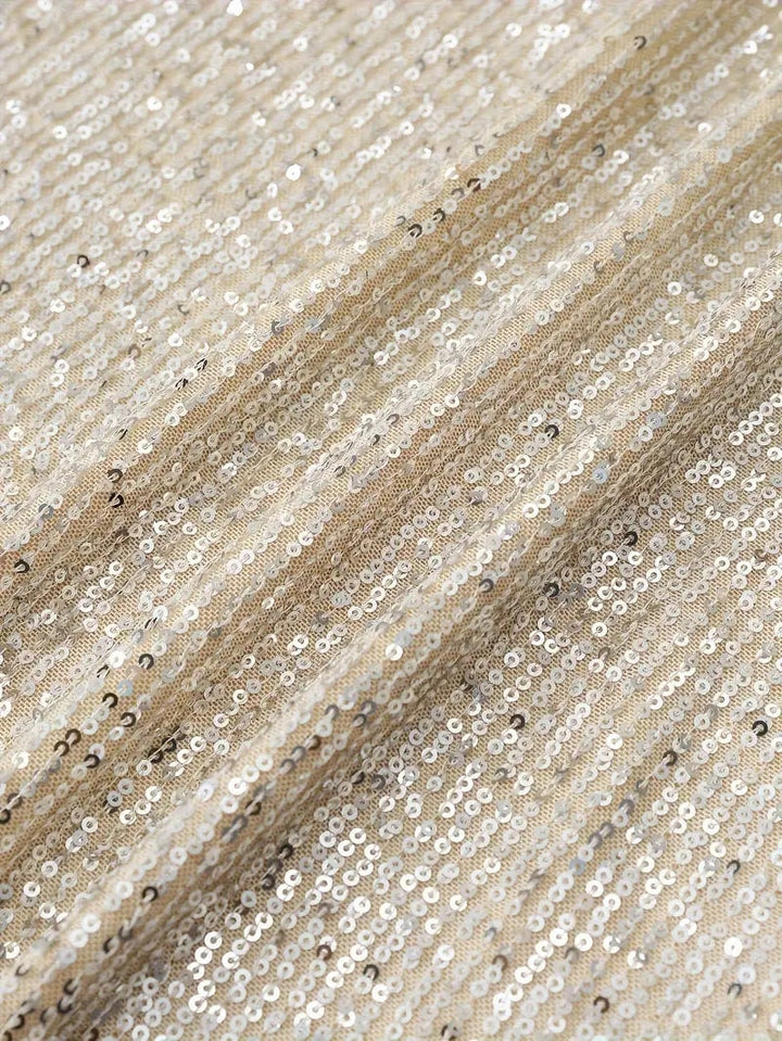 Emerson | Sparkly Sequin Off Shoulder Mini Dress