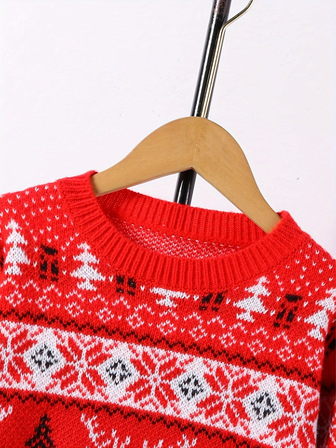 Caleb | Reindeer Christmas Jumper Nordic Knit Sweater
