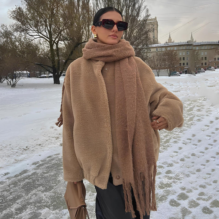 Alice | Oversized Teddy Faux Fur Coat for Women