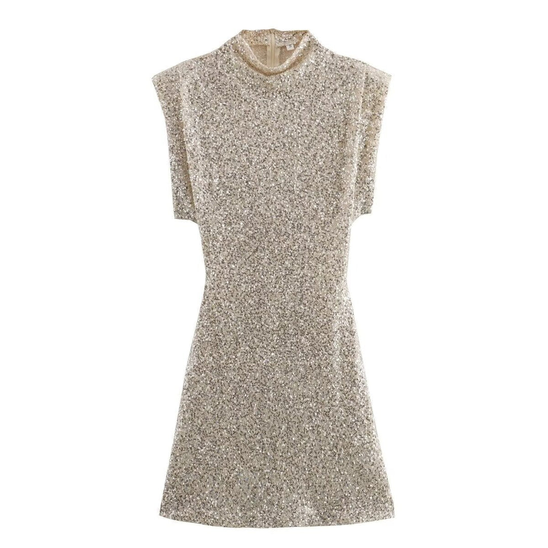 Tessa | Sparkly Sequin Slim Fit Mini Dress