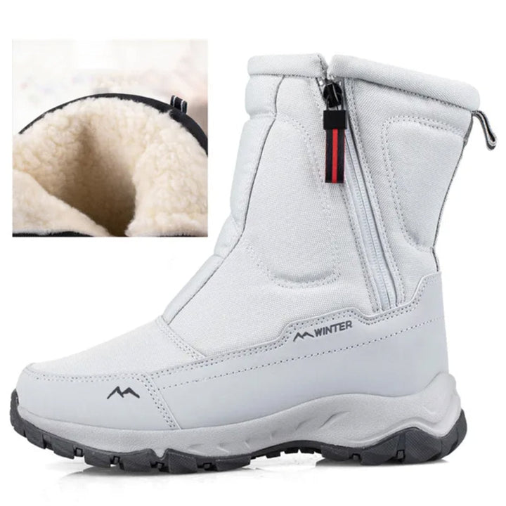 Elijah | Men's Mid-Calf Zip Up Snow Boots