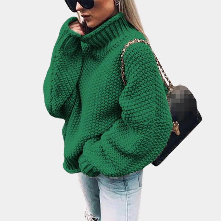 Paisley | Oversized Chunky Turtleneck Jumper for Winter