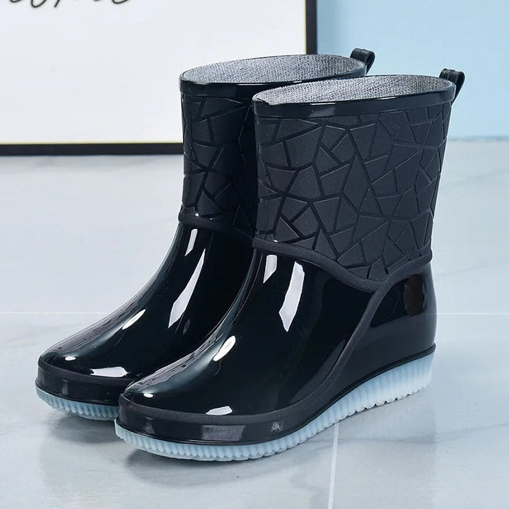 Sophia | Women's Waterproof Snow Rain Boots Mid Calf