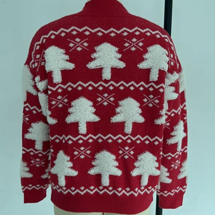 Mia | Cozy Christmas Tree Knit Christmas Jumper