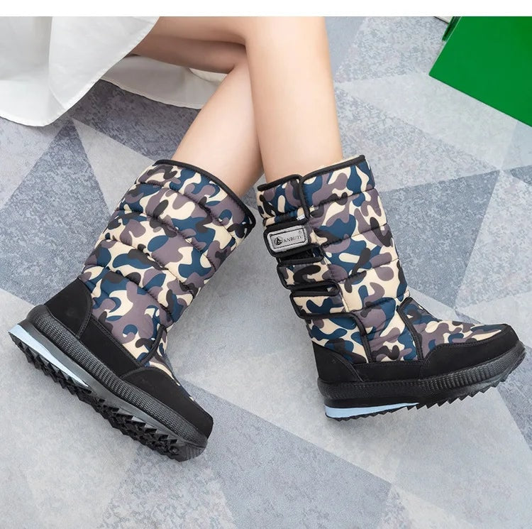 Dylan | Men's Waterproof Camouflage Mid-Calf Snow Boots
