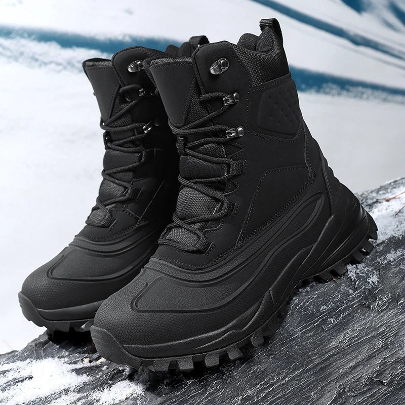 Logan | Men's High Top Lace Up Snow Boots