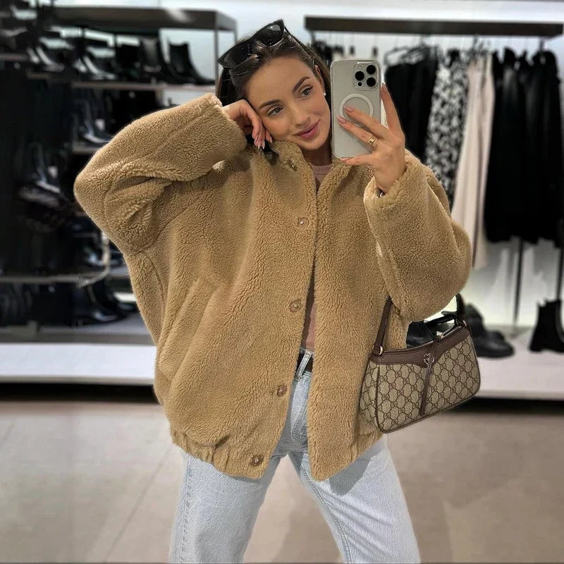 Alice | Oversized Teddy Faux Fur Coat for Women