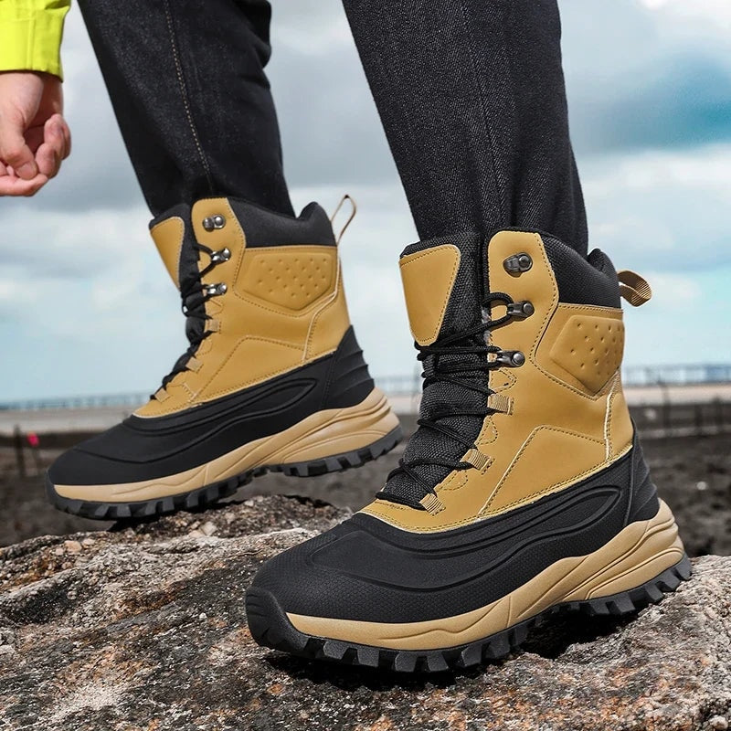 Logan | Men's High Top Lace Up Snow Boots
