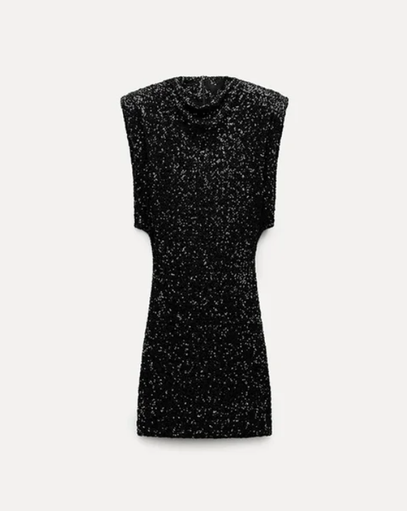 Tessa | Sparkly Sequin Slim Fit Mini Dress