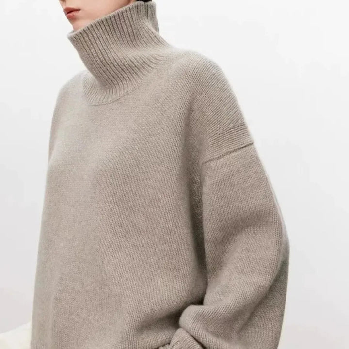 Nora | Oversized Ribbed Turtleneck Jumper