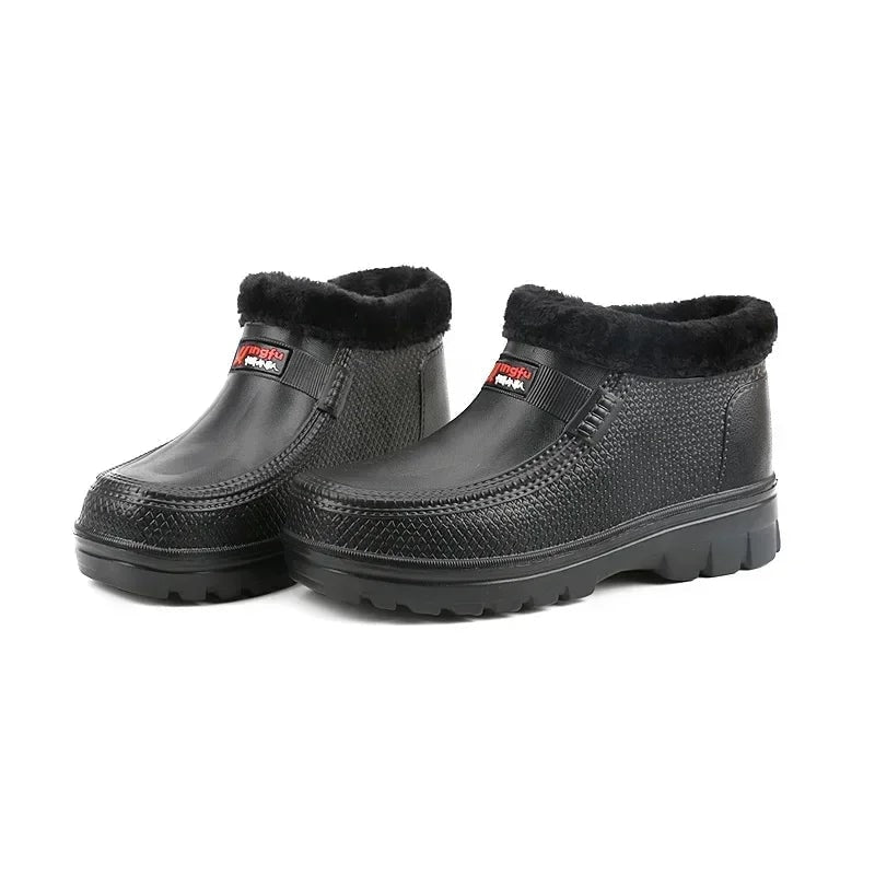 Hunter | Men's Waterproof Faux Fur Lined Snow Boots