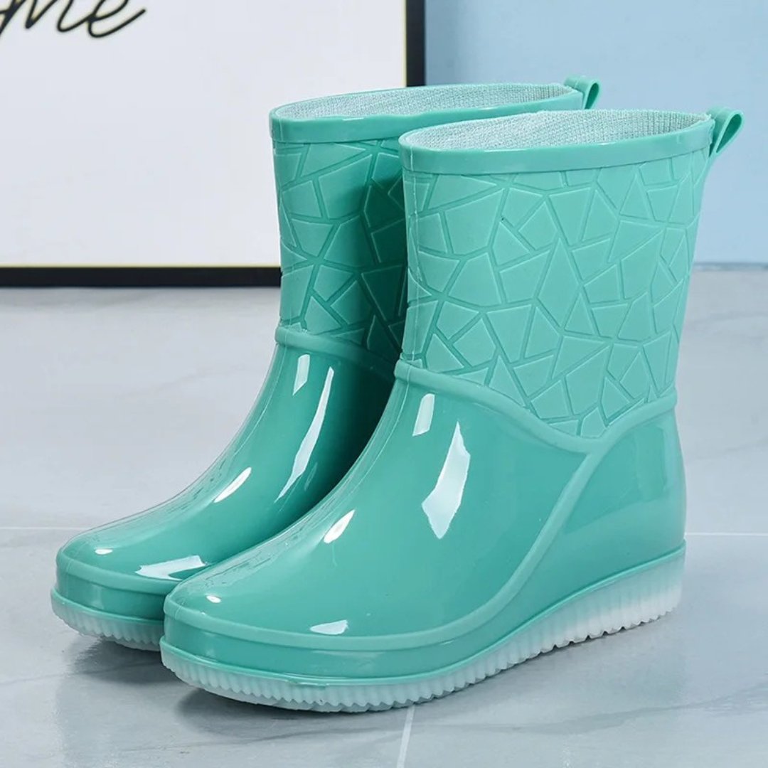 Sophia | Women's Waterproof Snow Rain Boots Mid Calf