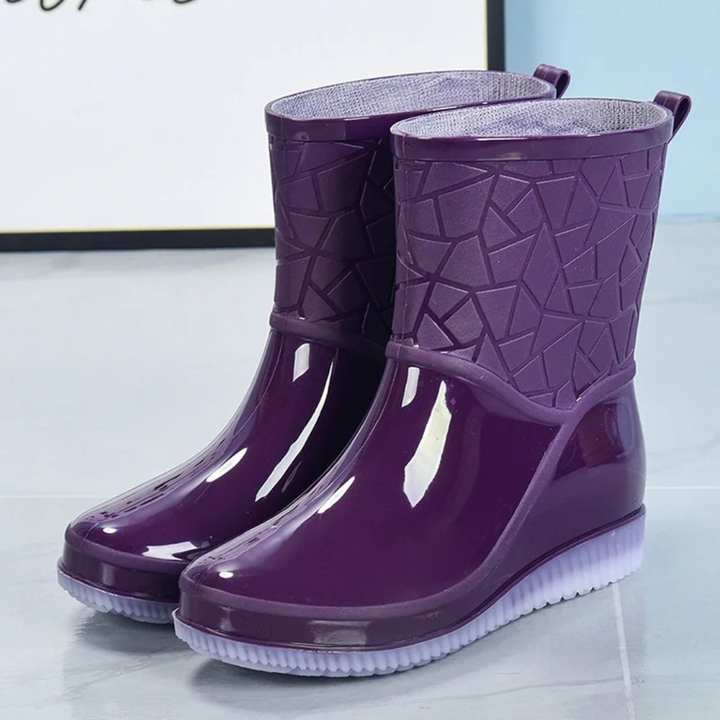 Sophia | Women's Waterproof Snow Rain Boots Mid Calf