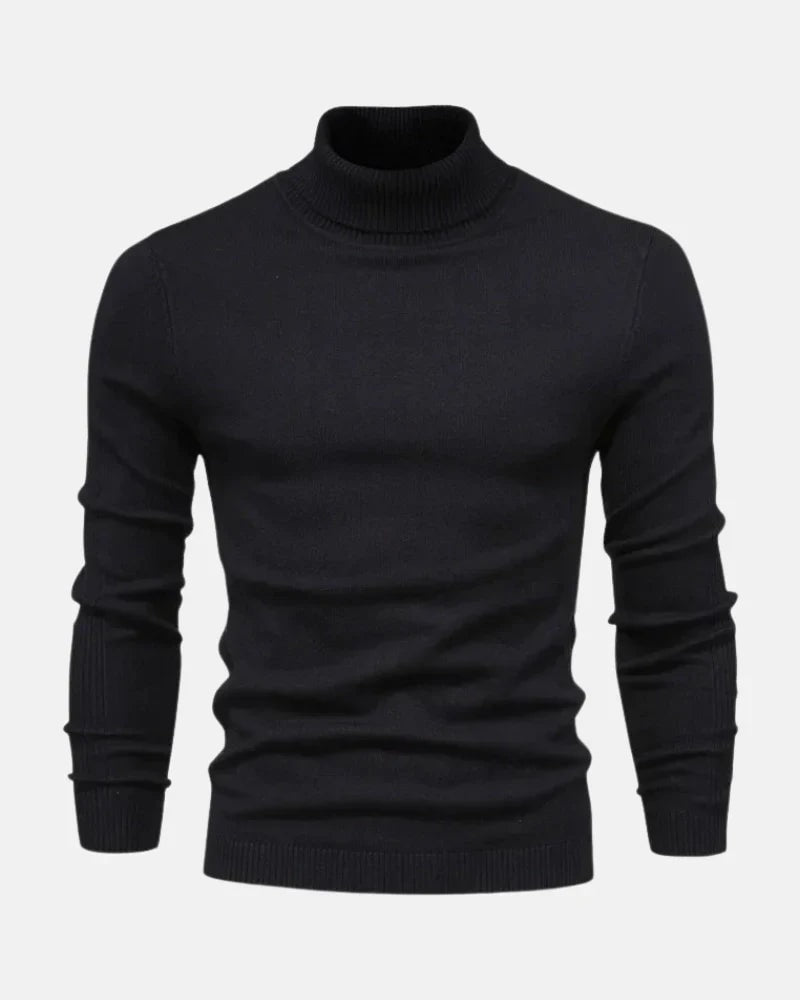 Sebastian | Men's Ribbed Knit Turtleneck Jumper