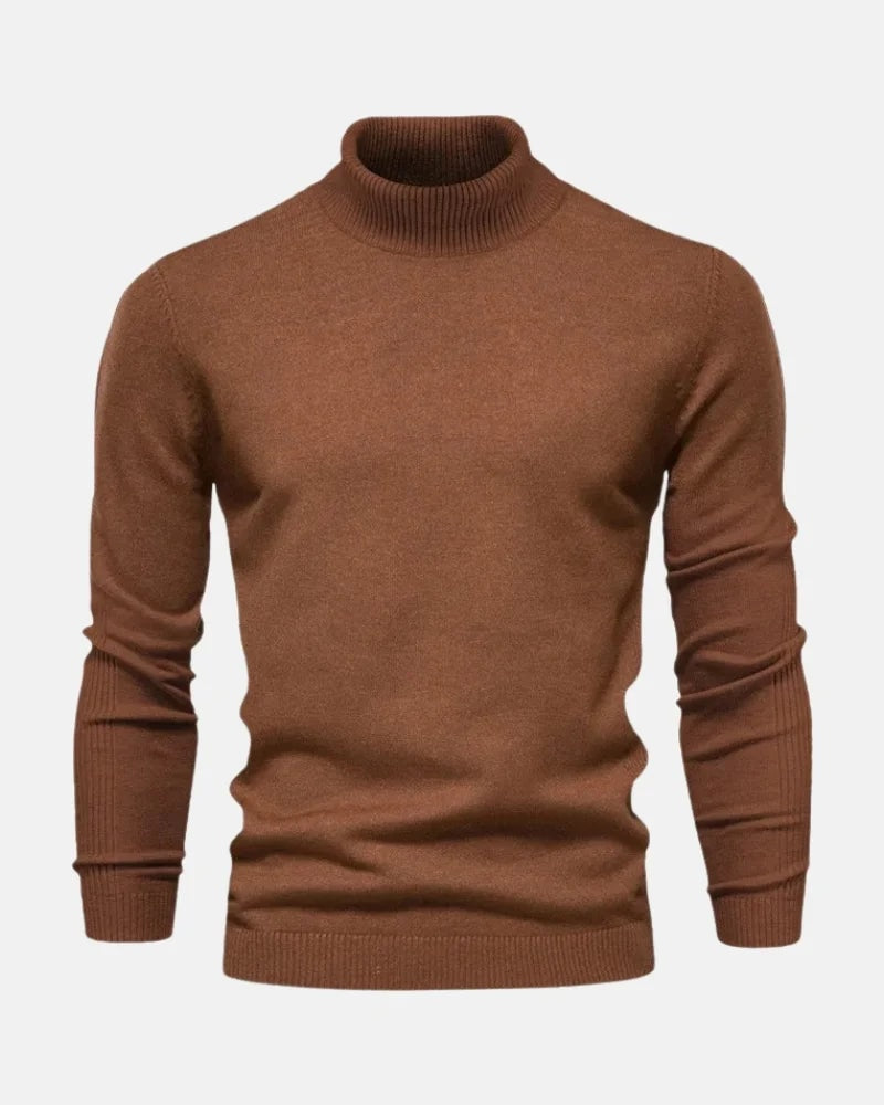 Sebastian | Men's Ribbed Knit Turtleneck Jumper