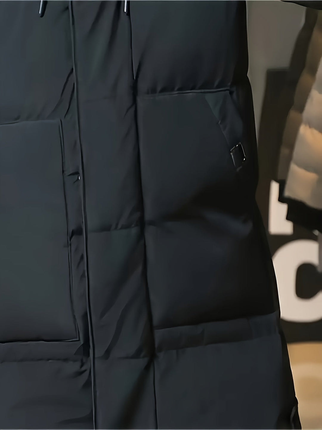 Ace | Men's Hooded Quilted Long Coat