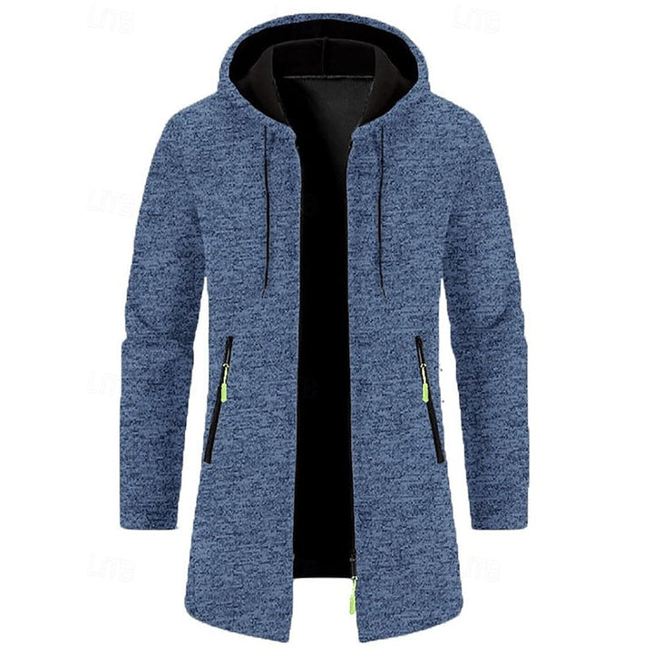 Tucker | Men's Hooded Zip Up Long Coat