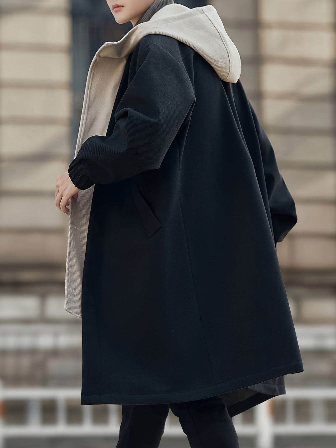 Cruz | Men's Colorblock Hooded Long Coat