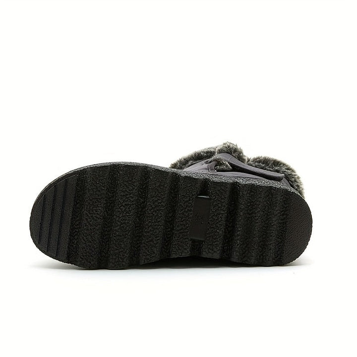 Aria | Faux Fur Trim Winter Snow Boots