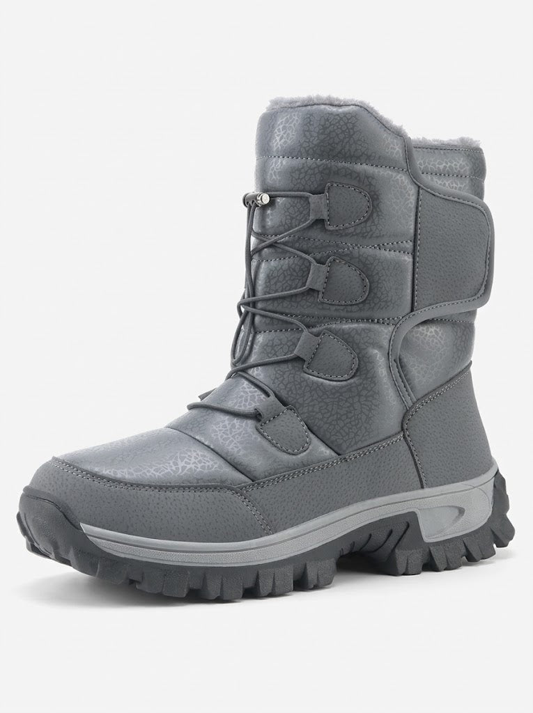 Lucas | Men's High Top Lace Up Snow Boots