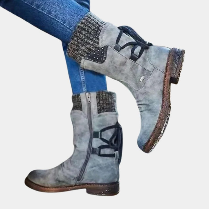 Lace-Up Snow Boots for Women
