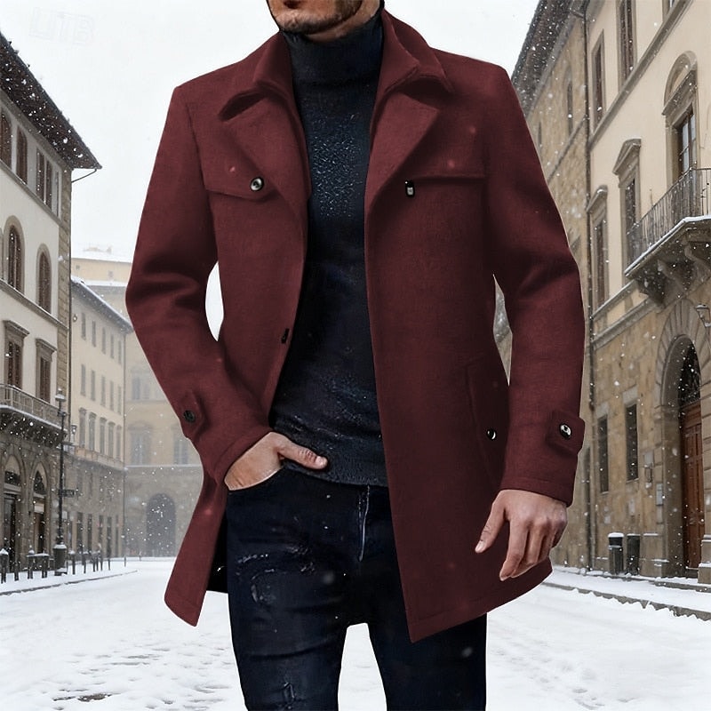 Felix | Men's Tailored Wool Long Coat