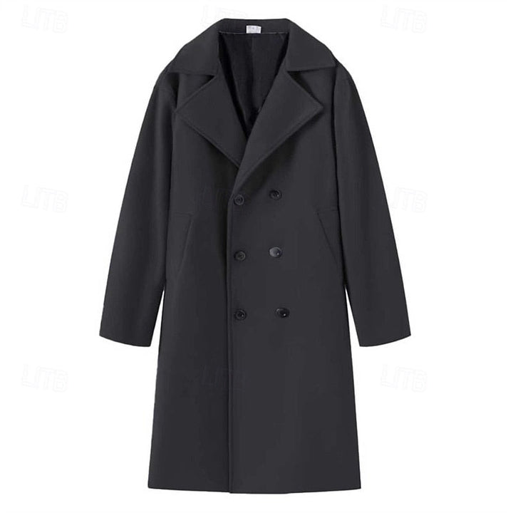 Jasper | Men's Double Breasted Long Coat