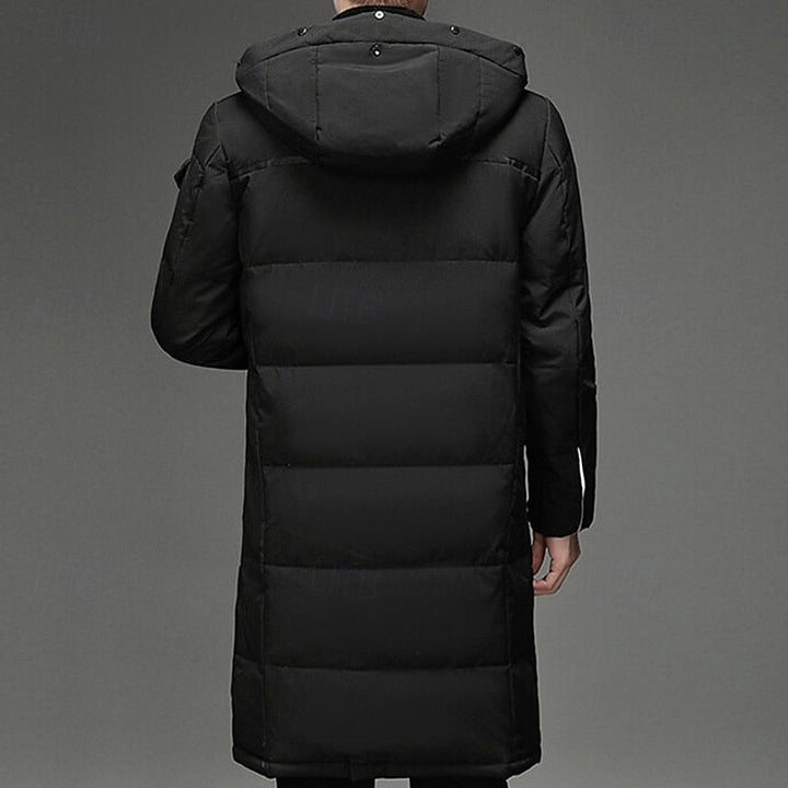 Winston | Men's Hooded Quilted Long Coat