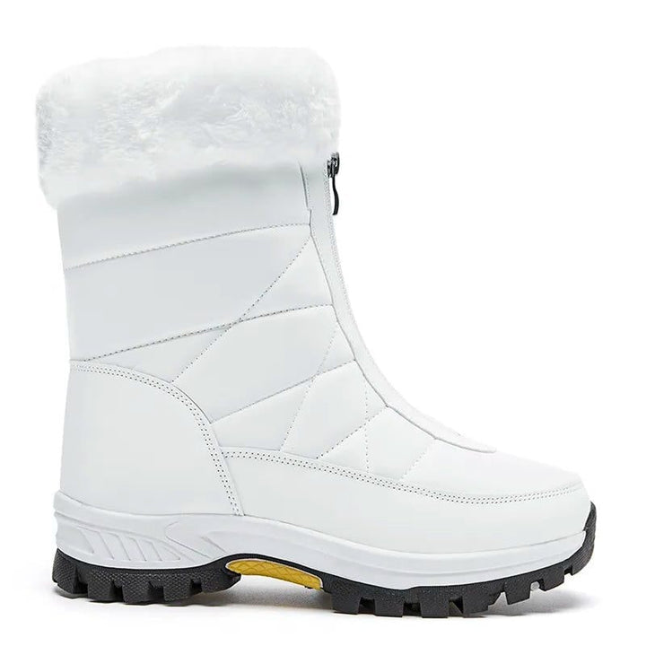 Faux Fur Cuff Snow Boots for Women - View 3