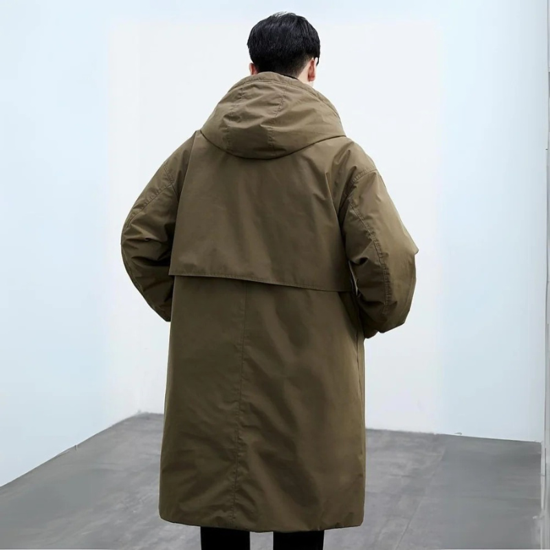 Vincent | Men's Oversized Hooded Long Coat