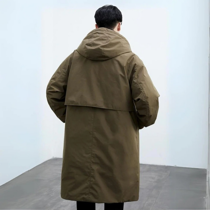Vincent | Men's Oversized Hooded Long Coat