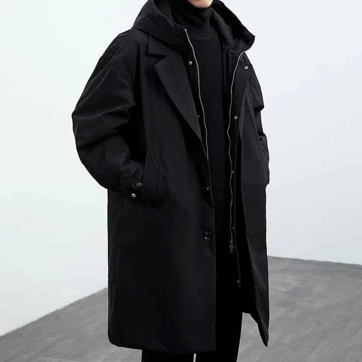 Vincent | Men's Oversized Hooded Long Coat