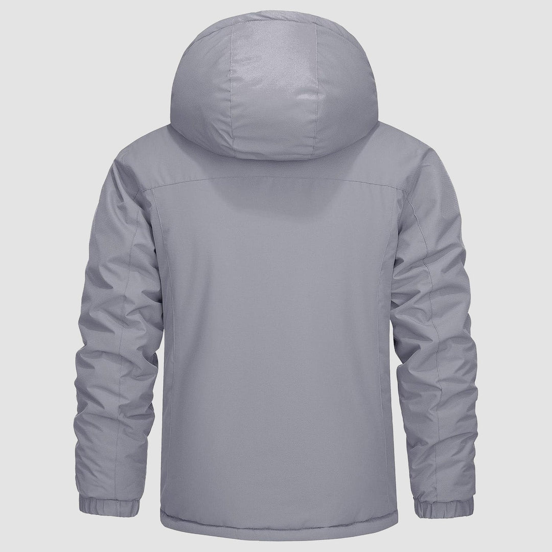 Light Grey MAGCOMSEN Men's Winter Coat Water-Resistant Ski & Snow Jacket with Hood in #Color_Light Grey