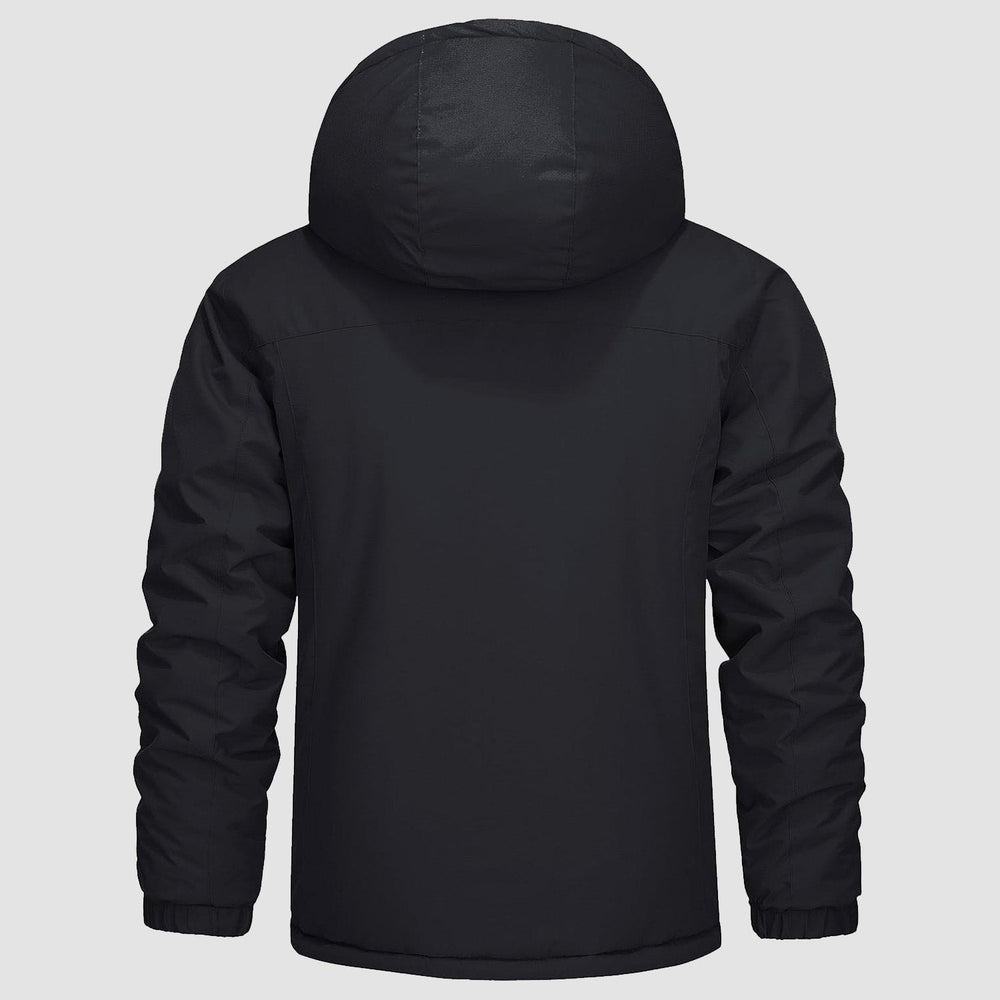 Black MAGCOMSEN Men's Winter Coat Water-Resistant Ski & Snow Jacket with Hood in #Color_Black