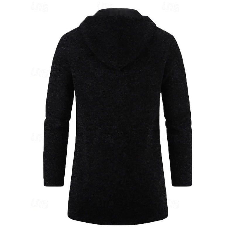 Tucker | Men's Hooded Zip Up Long Coat
