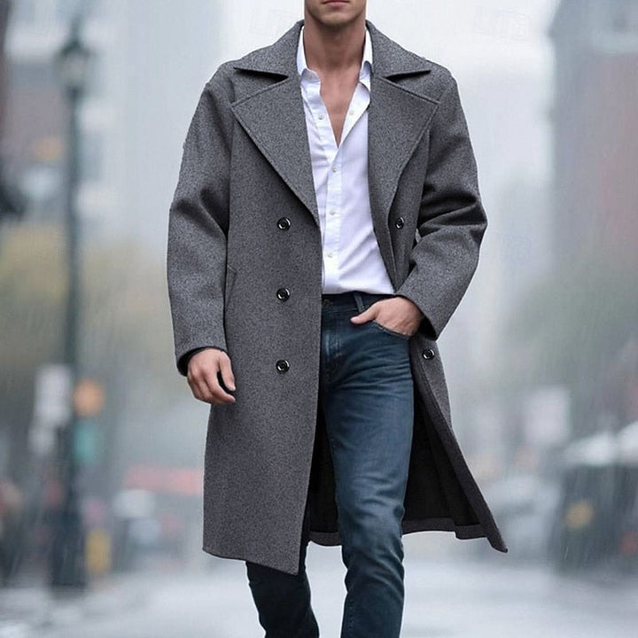 Jasper | Men's Double Breasted Long Coat