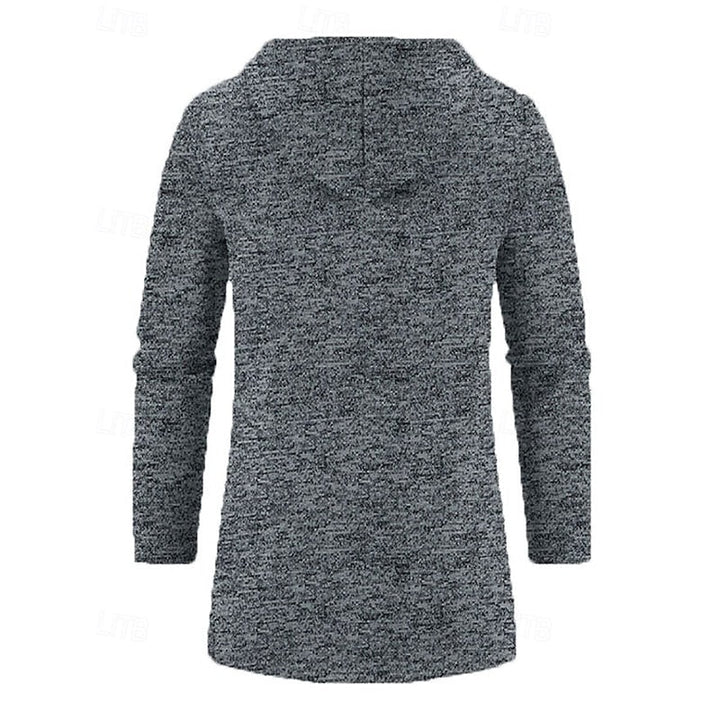 Tucker | Men's Hooded Zip Up Long Coat