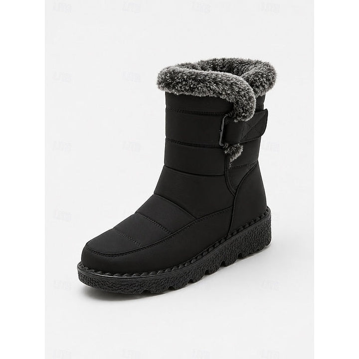 Aria | Faux Fur Trim Winter Snow Boots