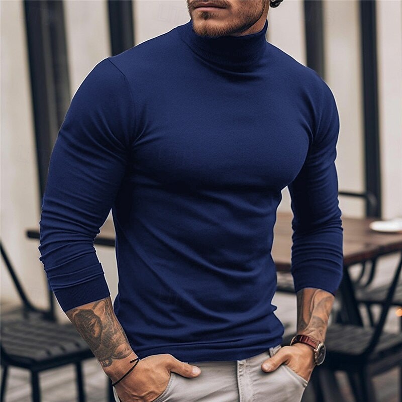 Adrian | Men's Slim Fit Turtleneck Jumper