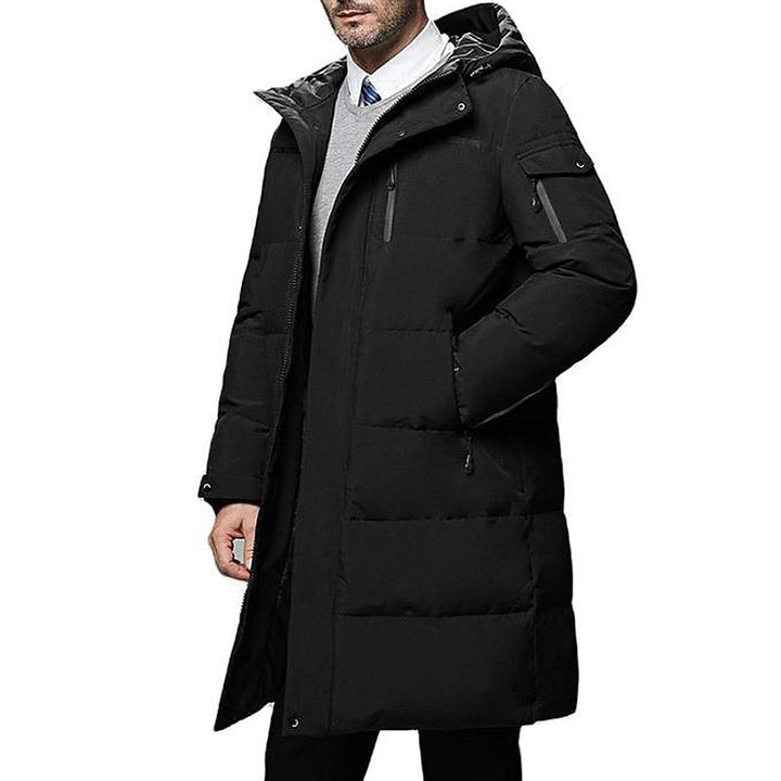 Edward | Men's Hooded Puffer Long Coat