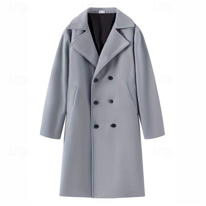 Jasper | Men's Double Breasted Long Coat