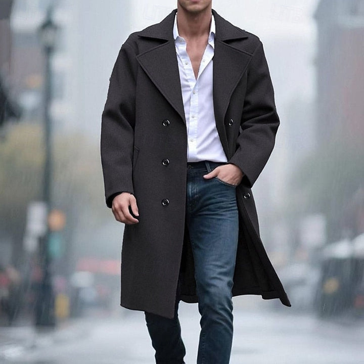 Jasper | Men's Double Breasted Long Coat