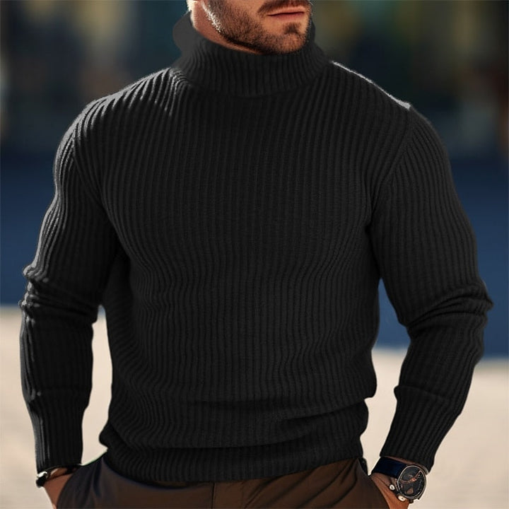Elliot | Men's Ribbed Turtleneck Jumper