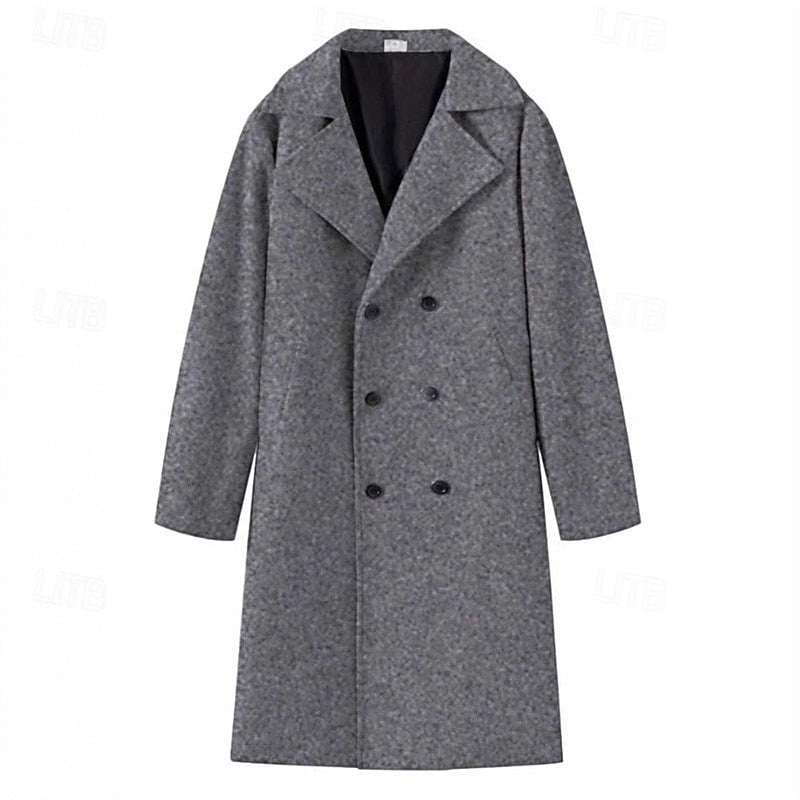 Jasper | Men's Double Breasted Long Coat